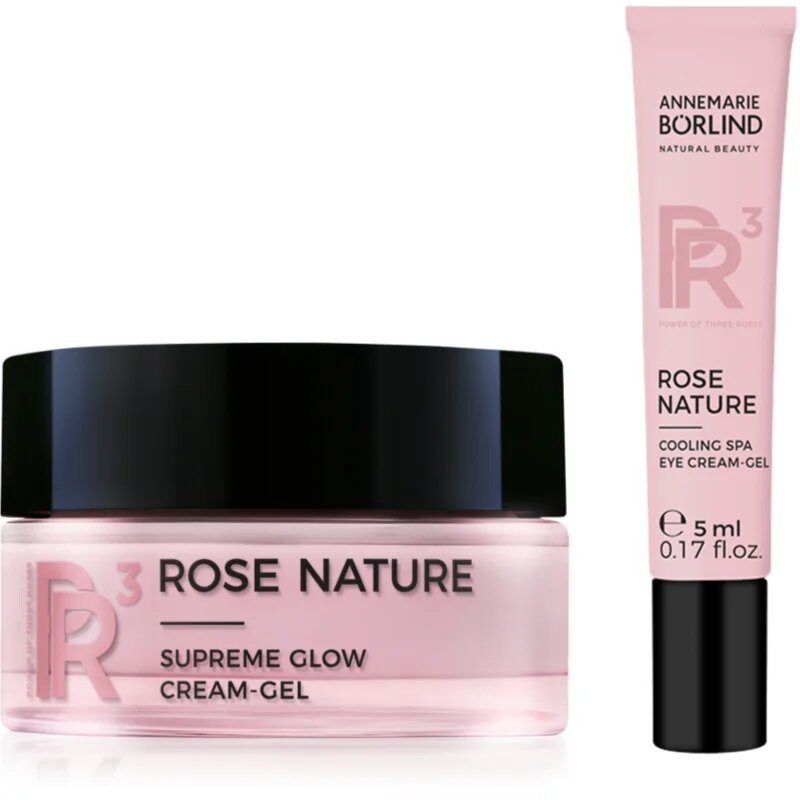 ANNEMARIE BÖRLIND Rose Nature Supreme Glow X-MAS Set подаръчен комплект за перфектна кожа