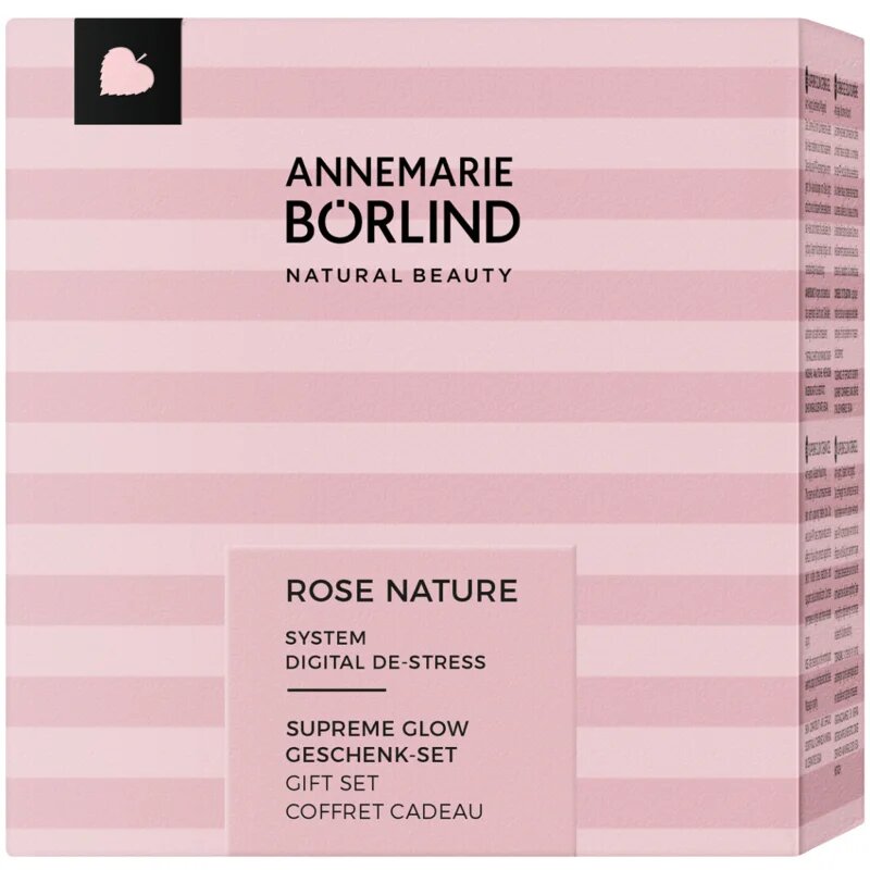 ANNEMARIE BÖRLIND Rose Nature Supreme Glow X-MAS Set подаръчен комплект за перфектна кожа