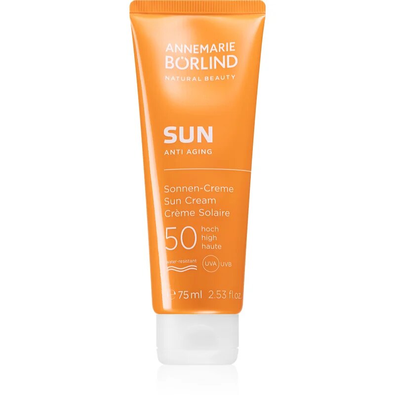 ANNEMARIE BÖRLIND SUN ANTI-AGING защитен крем против стареене на кожата SPF 50 75 мл.