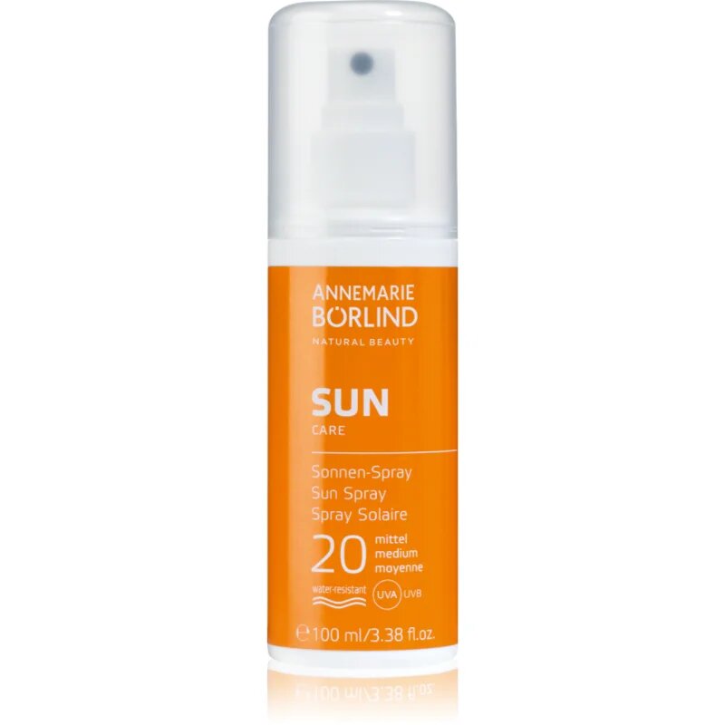 ANNEMARIE BÖRLIND SUN CARE защитен спрей срещу слънчеви лъчи SPF 20 100 мл.