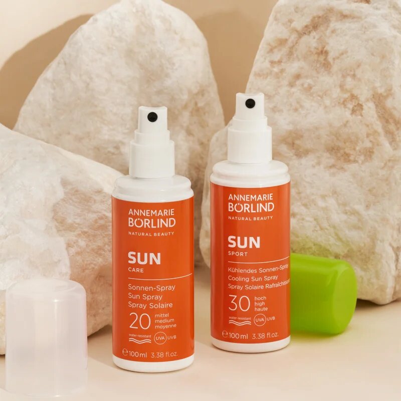 ANNEMARIE BÖRLIND SUN SPORT слънцезащитен спрей с охлаждащ ефект SPF 30 100 мл.