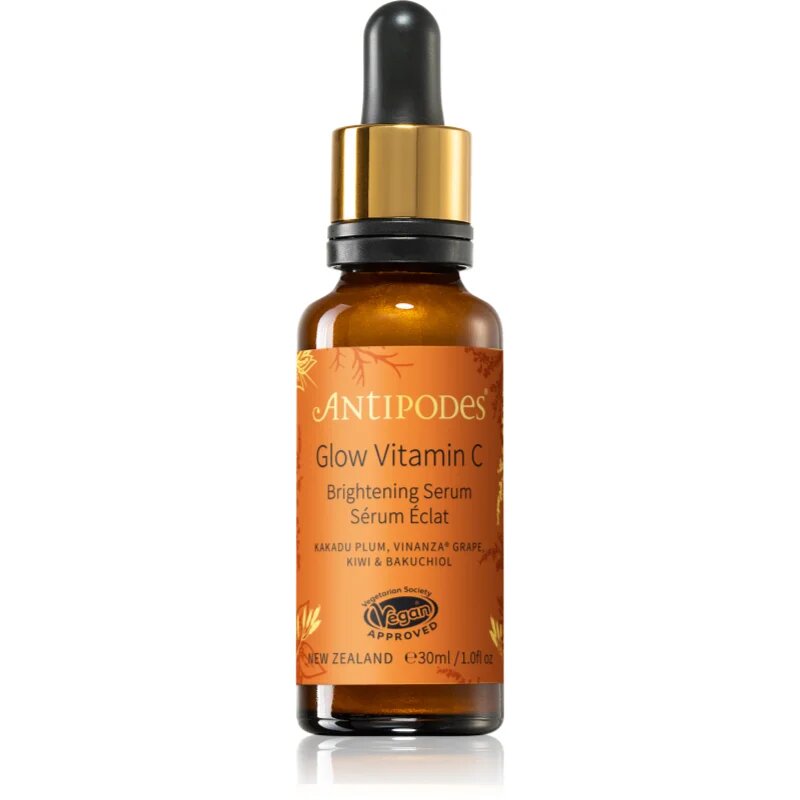 Antipodes Glow Vitamin C озаряващ серум против първите признаци на стареене на кожата 30 мл.