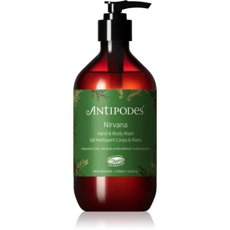 Antipodes Nirvana Hand & Body Wash подхранващ течен сапун за ръце и тяло 500 мл.