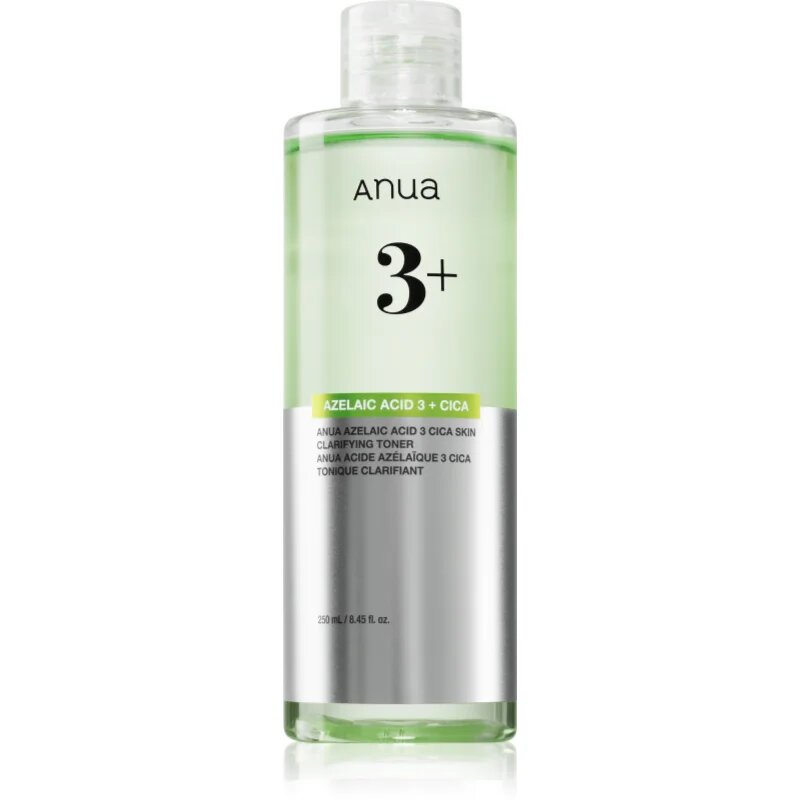 Anua Azelaic Acid 3+ Cica Clarifying Toner омекотяващ тоник с успокояващ ефект 250 мл.