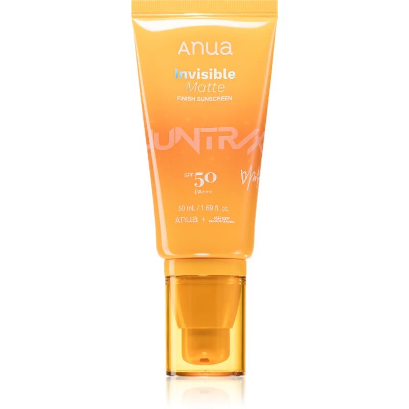 Anua K-Pop Demon Hunters Invisible Matte Finish Sunscreen матиращ слънцезащитен крем за лице SPF 50 50 мл.