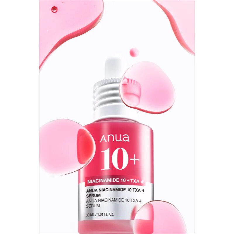 Anua Niacinamide 10% + TXA 4% Dark Spot Correcting Serum озаряващ серум да уеднакви цвета на кожата 30 мл.