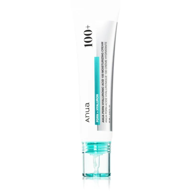 Anua PDRN 100 Hyaluronic Acid Moisturizing Cream дълбоко хидратиращ крем в дълбочина с колаген 60 мл.