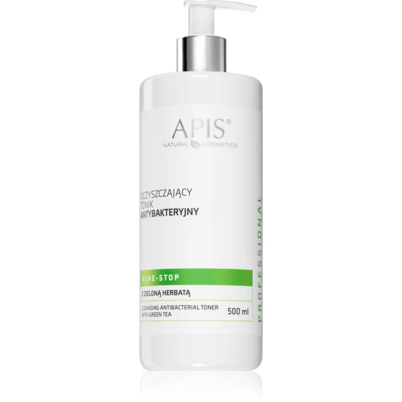 Apis Natural Cosmetics Acne-Stop Home TerApis успокояващ почистващ тоник за мазна и проблемна кожа 500 мл.