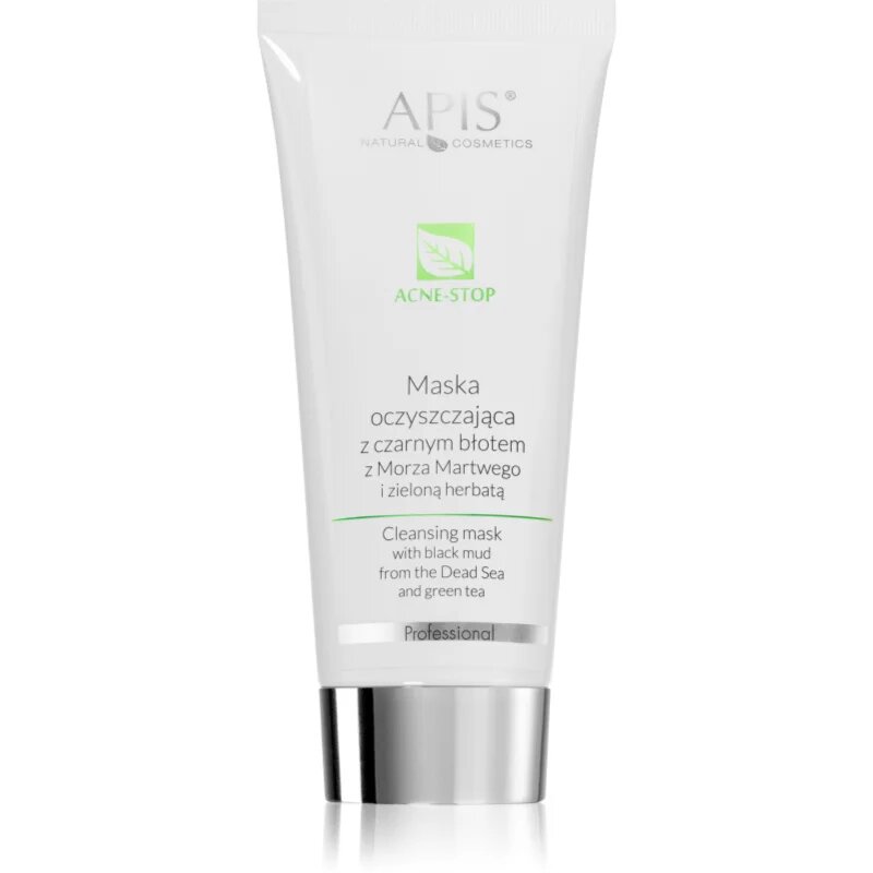 Apis Natural Cosmetics Acne-Stop Professional дълбоко почистваща маска за мазна кожа склонна към акне 200 мл.