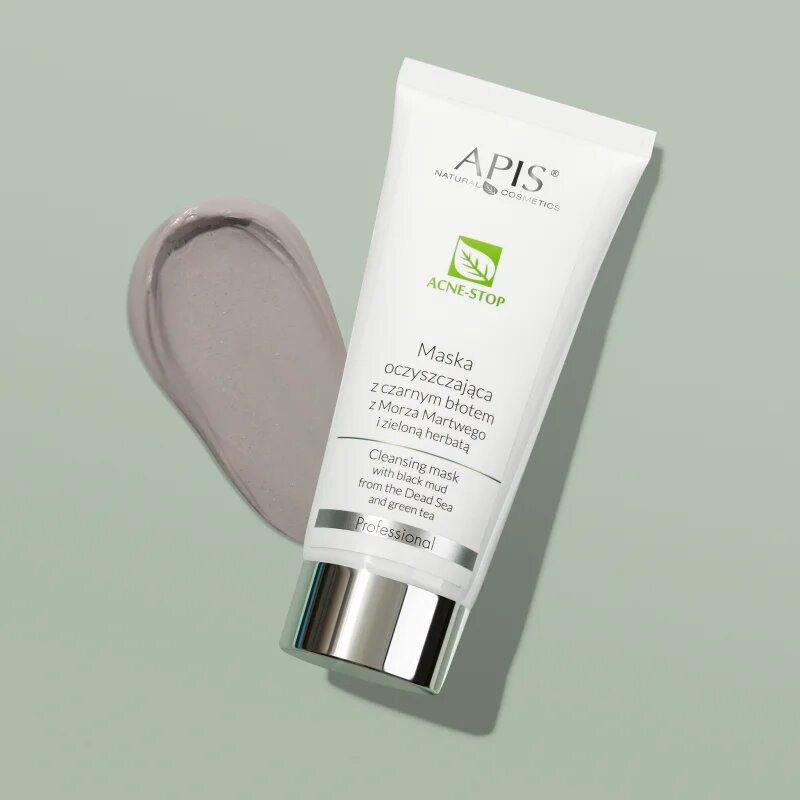 Apis Natural Cosmetics Acne-Stop Professional дълбоко почистваща маска за мазна кожа склонна към акне 200 мл.