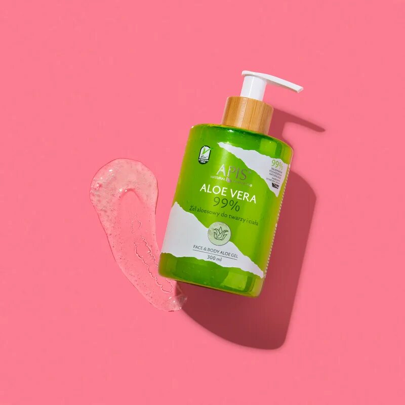 Apis Natural Cosmetics Aloe Vera интензивен хидратиращ гел за лице тяло и коса 300 мл.