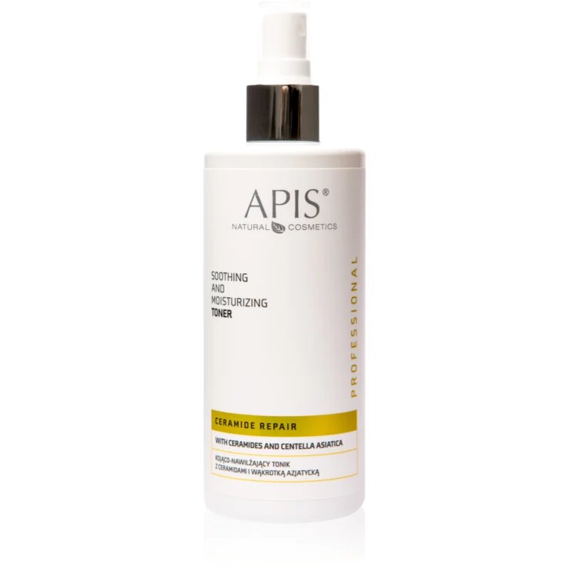 Apis Natural Cosmetics Ceramide Repair хидратиращ и успокояващ тоник за суха кожа 300 мл.