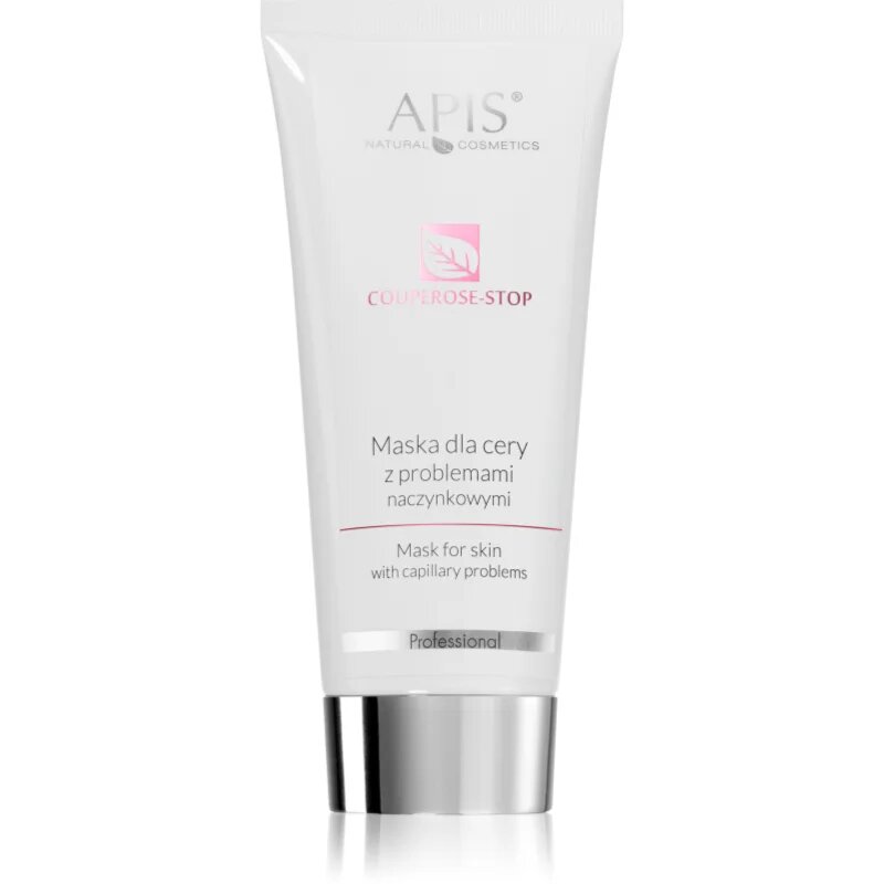 Apis Natural Cosmetics Couperose-Stop нежна кремообразна маска за чувствителна кожа със склонност към почервеняване 200 мл.