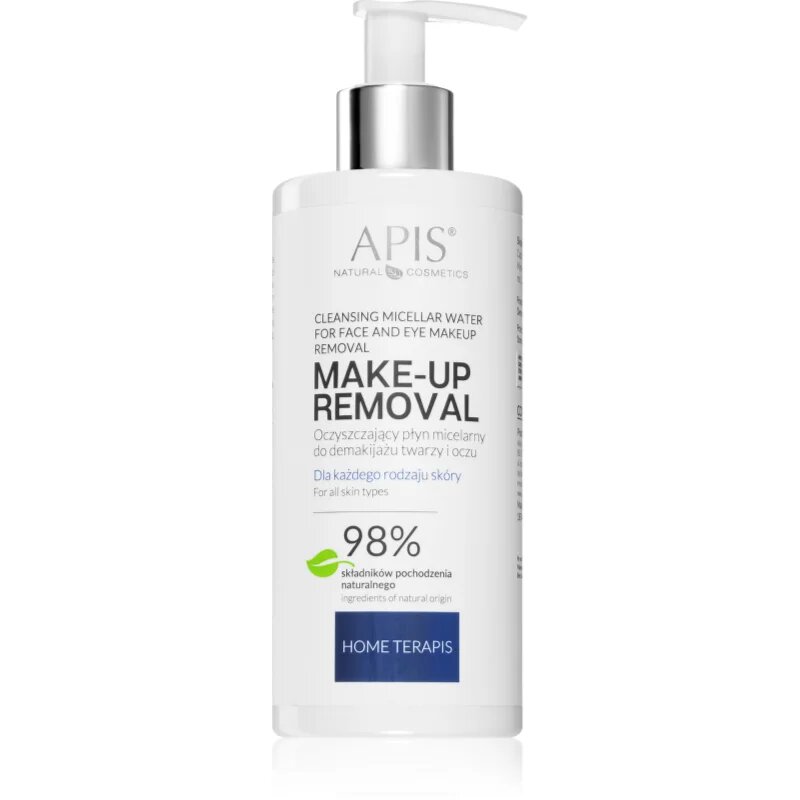 Apis Natural Cosmetics Home TerApis почистваща мицеларна вода за лице и очи 300 мл.