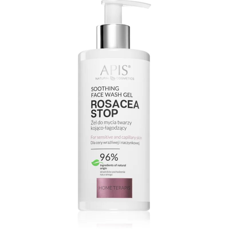 Apis Natural Cosmetics Home TerApis успокояващ почистващ гел за лице 300 мл.