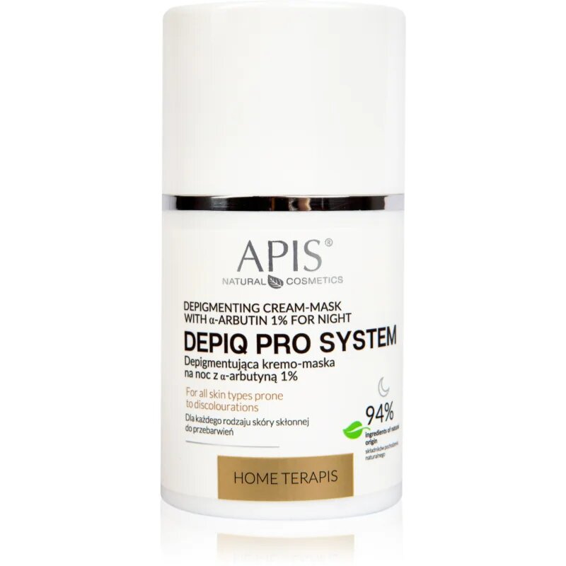 Apis Natural Cosmetics Home TerApis възстановяващ нощен крем-маска за кожа с хиперпигментация 50 мл.