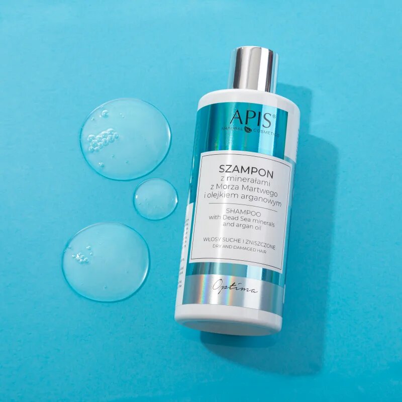 Apis Natural Cosmetics Optima хидратиращ шампоан с минерали от Мъртво море 300 мл.