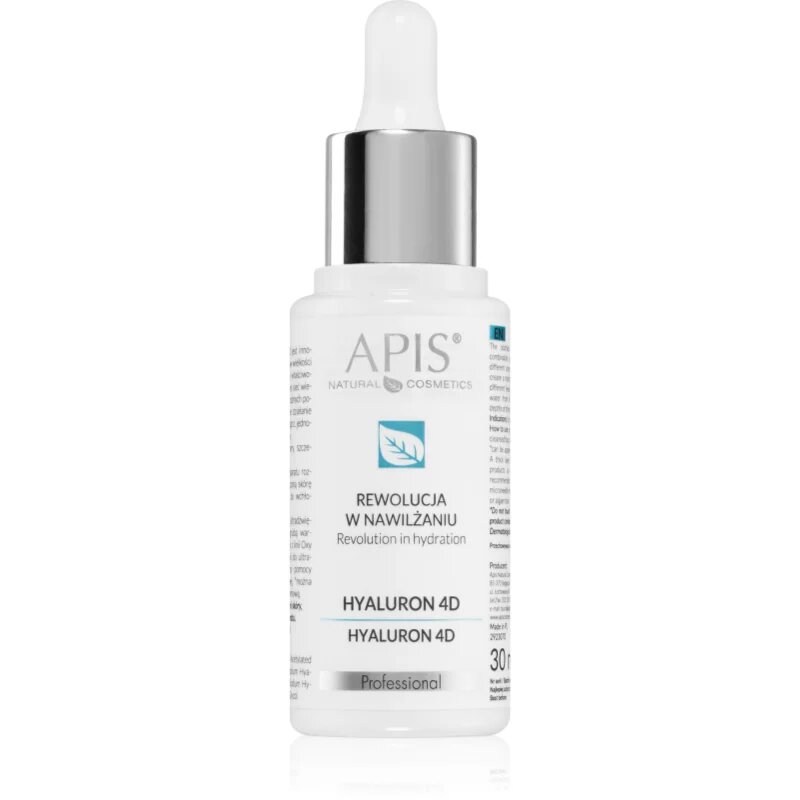 Apis Natural Cosmetics Revolution In Hydration Hyaluron 4D хиалуронов серум за дехидратирана суха кожа 30 мл.