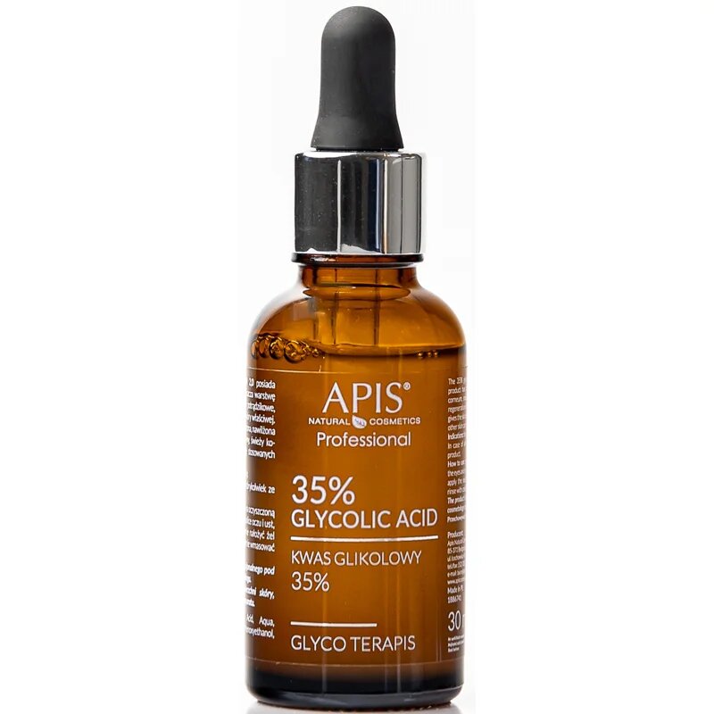 Apis Natural Cosmetics TerApis 35% Glycolic Acid изглаждащ ексфолиращ серум за регенерация и възстановяване на кожата 30 мл.