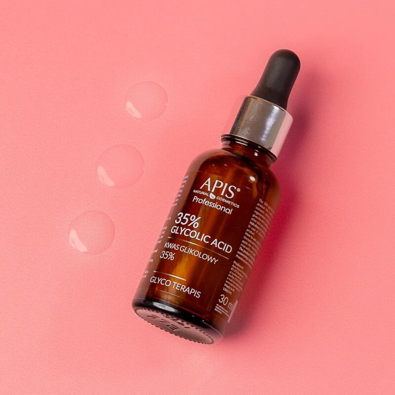 Apis Natural Cosmetics TerApis 35% Glycolic Acid изглаждащ ексфолиращ серум за регенерация и възстановяване на кожата 30 мл.