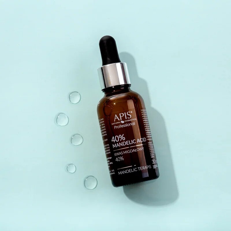 Apis Natural Cosmetics TerApis 40% Mandelic Acid изглаждащ ексфолиращ серум против несъвършенства на кожата 30 мл.
