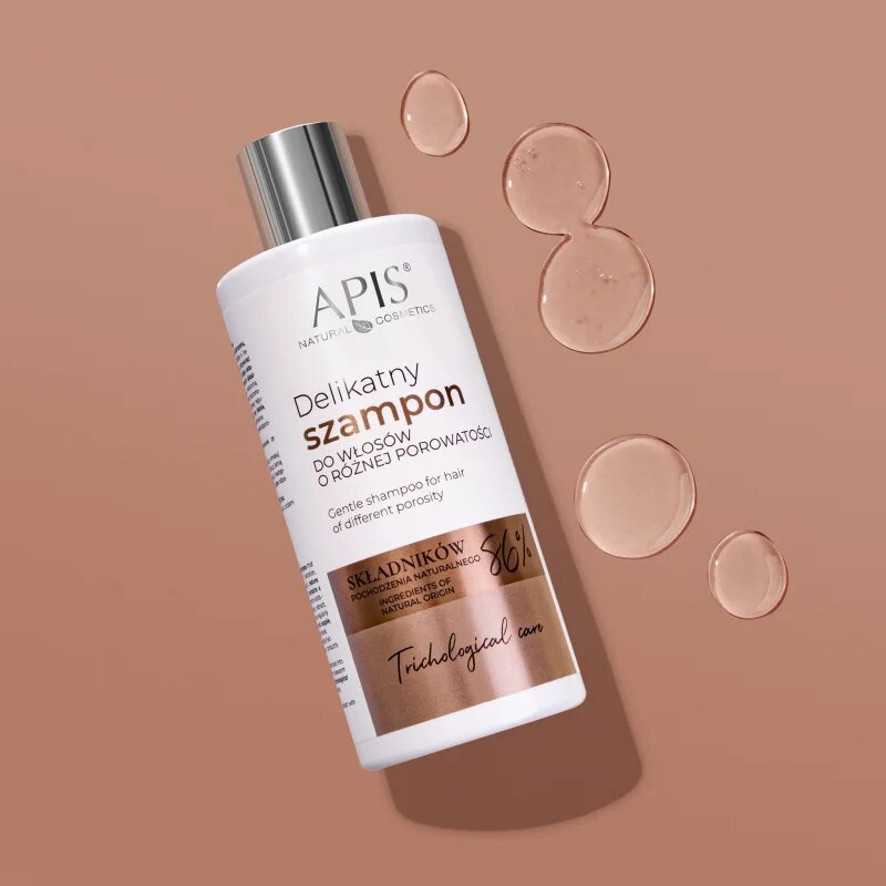 Apis Natural Cosmetics Trichological Care нежен шампоан за всички видове коса 300 мл.
