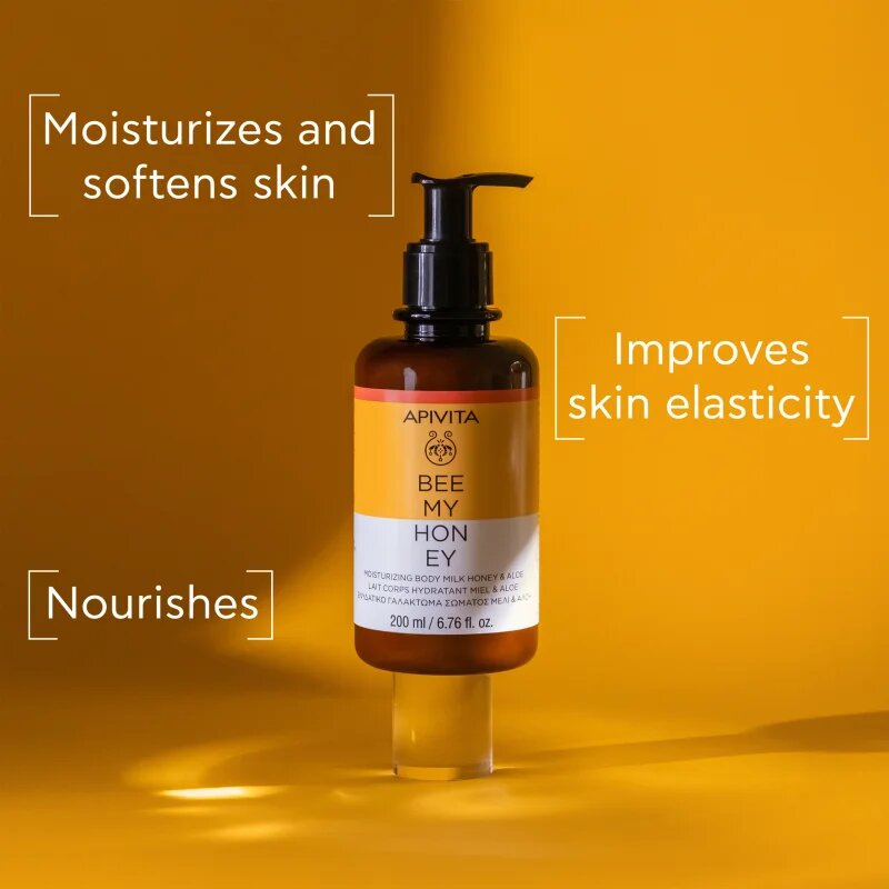 Apivita Bee My Honey Body Milk хидратиращо мляко за тяло 200 мл.