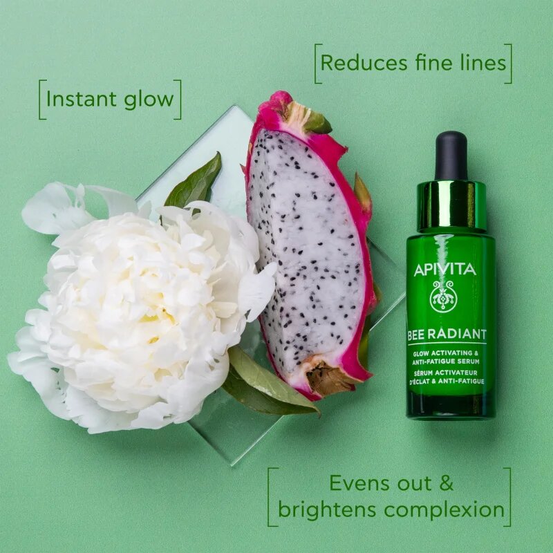 Apivita Bee Radiant Serum озаряващ хидратиращ серум против стареене на кожата 30 мл.