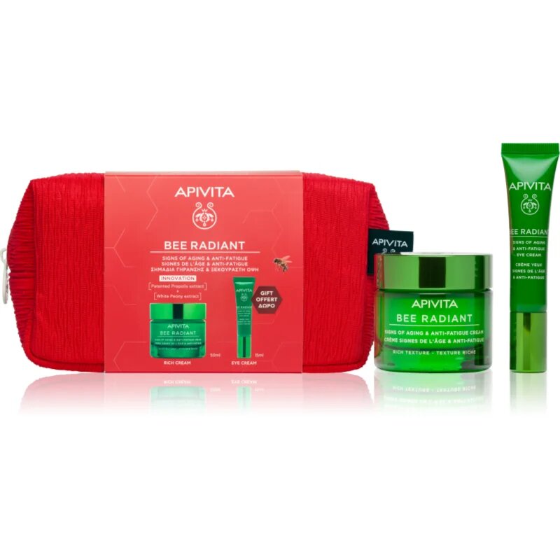 Apivita Bee Radiant Set комплект за освежаване и изглаждане на кожата