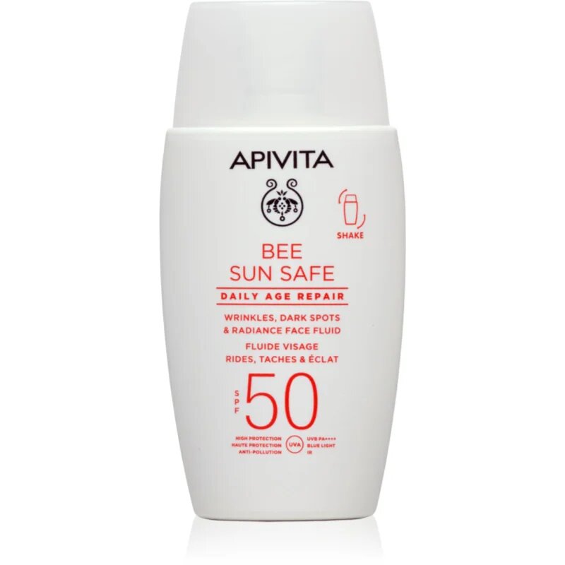 Apivita Bee Sun Safe Daily Age Repair Fluid SPF50 защитен флуид против бръчки SPF 50 50 мл.