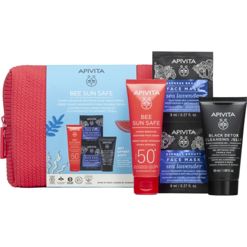 Apivita Bee Sun Safe Hydra Sensitive Gift Set подаръчен комплект SPF 50+