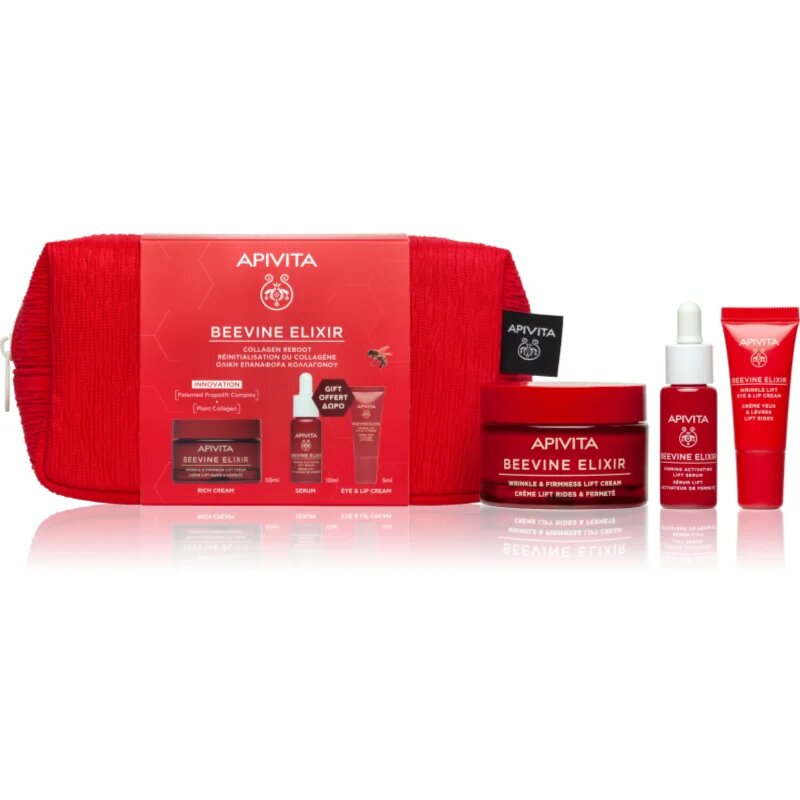 Apivita Beevine Elixir Collagen Reboot подаръчен комплект за стягане на кожата