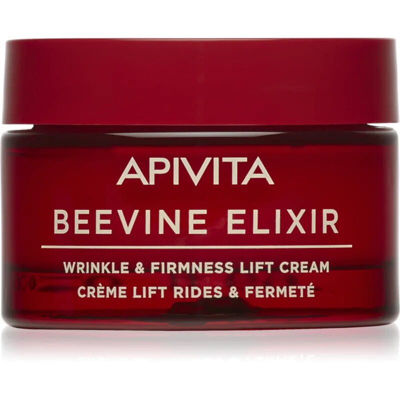 Apivita Beevine Elixir Cream Rich стягащ лифтинг крем за подхранване на кожата на лицето и поддържане на естествената хидратация 50 мл.
