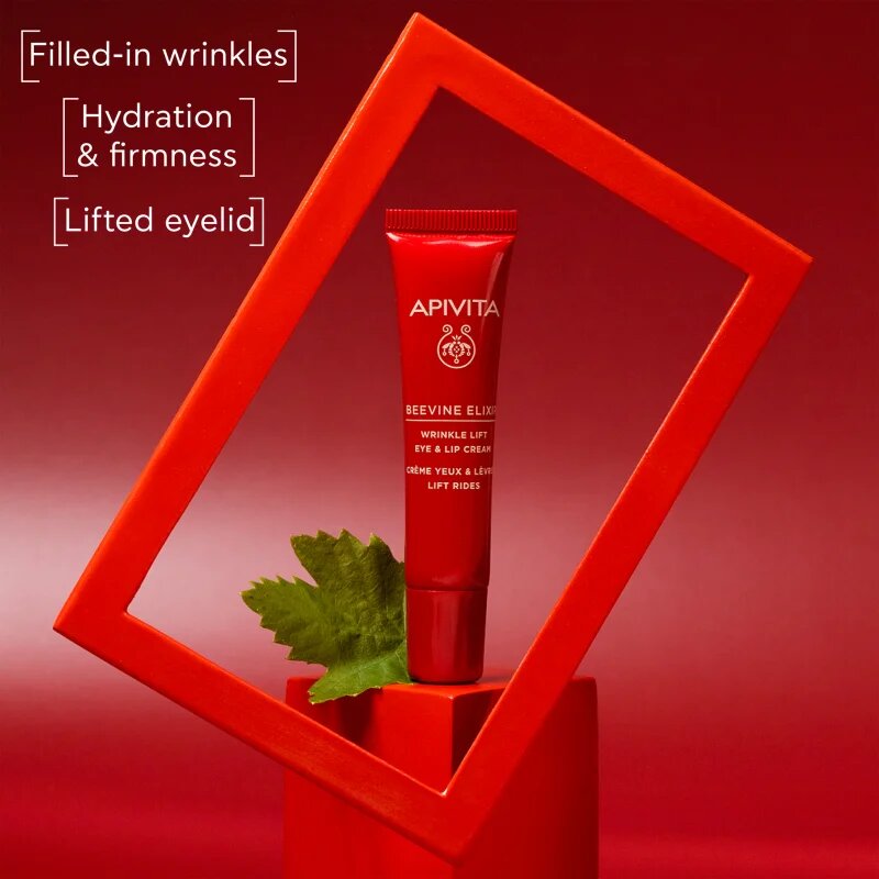 Apivita Beevine Elixir Eye & Lip cream интензивен лифтинг крем за околоочния контур против бръчки и тъмни кръгове 15 мл.