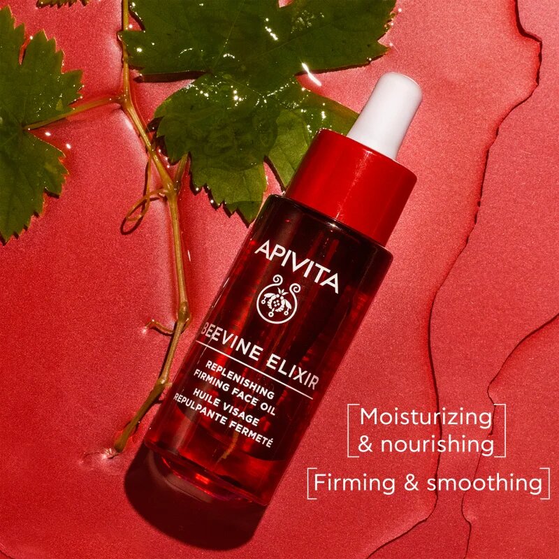 Apivita Beevine Elixir Replenishing Face Oil подхранващо масло за лице с ревитализиращ ефект 30 мл.