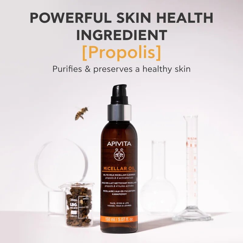 Apivita Cleansing Micellar Oil почистващо и премахващо грима масло 150 мл.