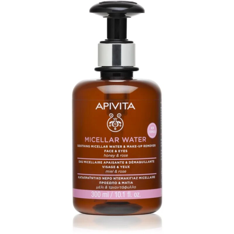 Apivita Cleansing Micellar Water успокояваща мицеларна вода за лице и очи 300 мл.