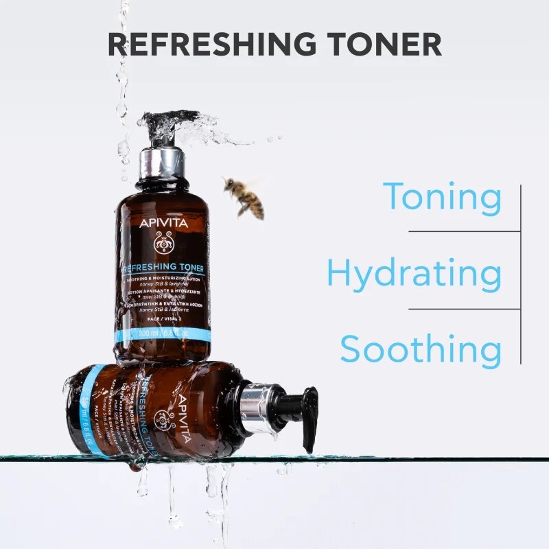 Apivita Cleansing Refreshing Toner почистващ и успокояващ тоник 200 мл.