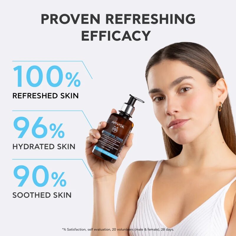 Apivita Cleansing Refreshing Toner почистващ и успокояващ тоник 200 мл.