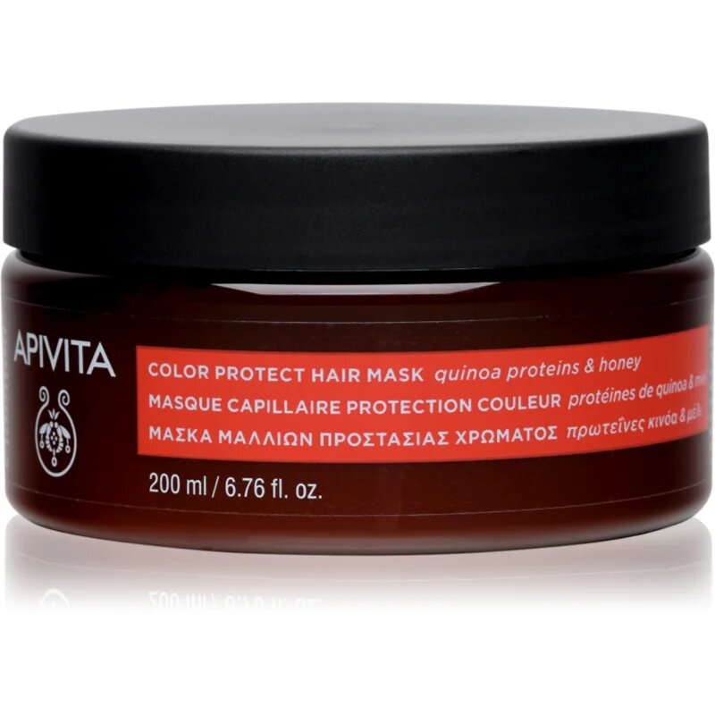 Apivita Color Seal Color Protect Hair Mask маска за коса за защита на цветовете 200 мл.
