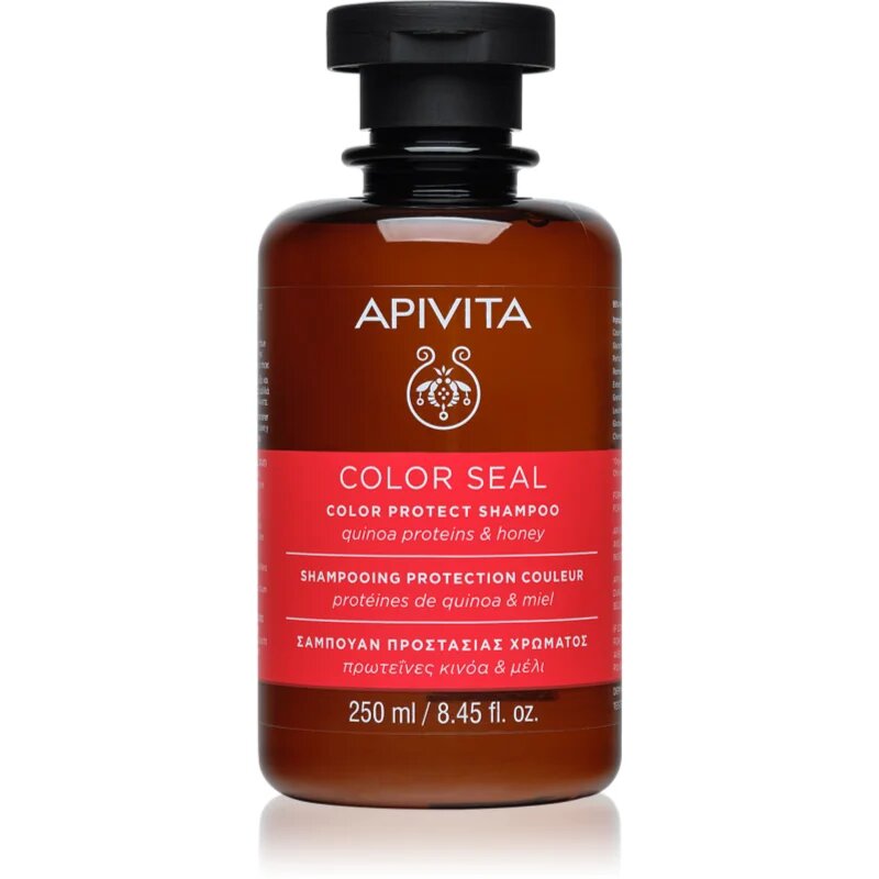 Apivita Color Seal Shampoo шампоан за защита на боядисана коса без сулфати 250 мл.