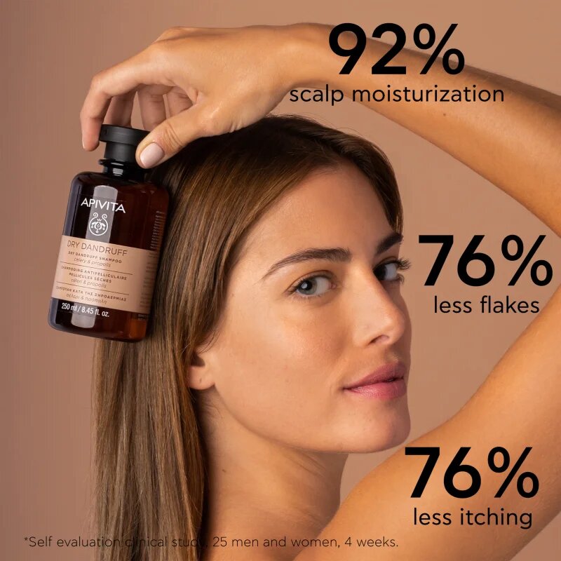 Apivita Dandruff Dry Dandruff Shampoo шампоан против пърхот 250 мл.