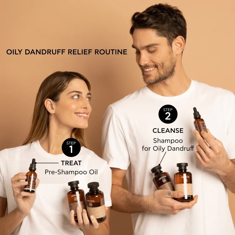 Apivita Dandruff Oily Dandruff Shampoo шампоан против пърхот за мазна коса 250 мл.