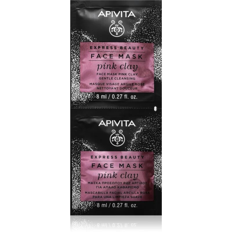 Apivita Express Beauty Pink Clay почистваща маска 8 мл.