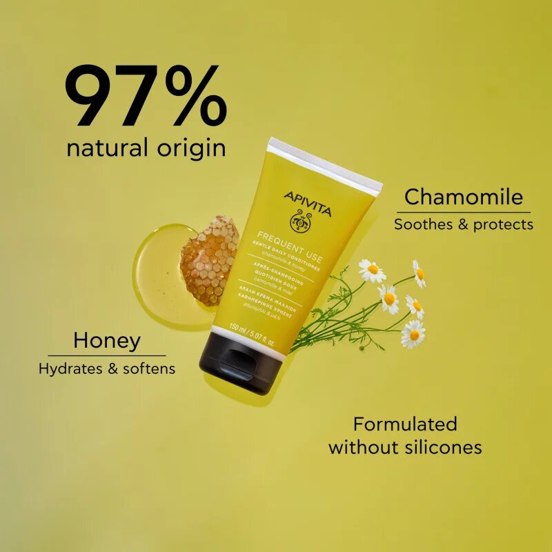 Apivita Frequent Use Gentle Daily Conditioner балсам за ежедневна употреба с лайка 150 мл.