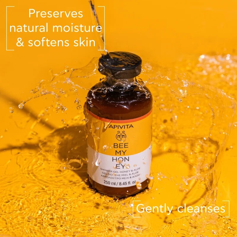 Apivita Golden Glow коледен подаръчен комплект за мека и гладка кожа