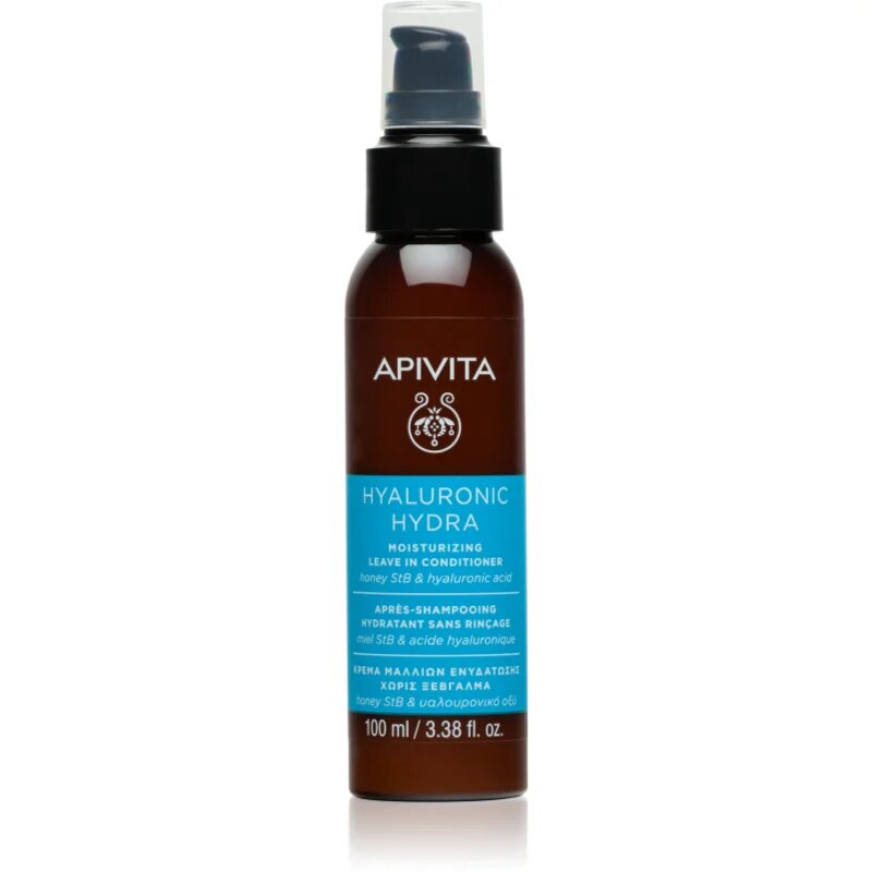 Apivita Hyaluronic Hydra Leave In Conditioner балсам без отмиване с хидратиращ ефект 100 мл.