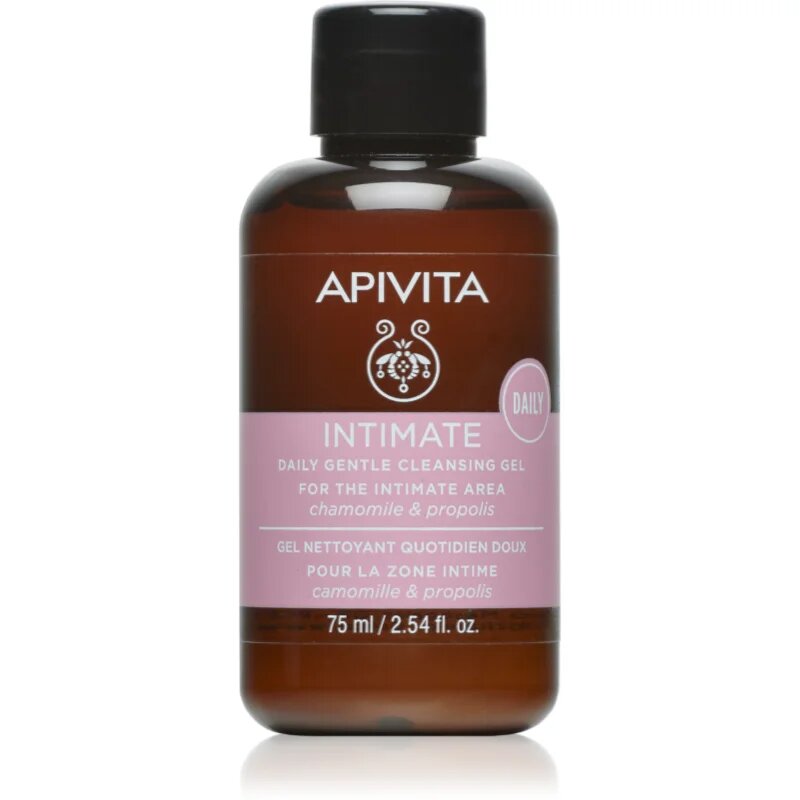 Apivita Intimate Daily Cleansing Gel свеж гел за интимна хигиена 75 мл.