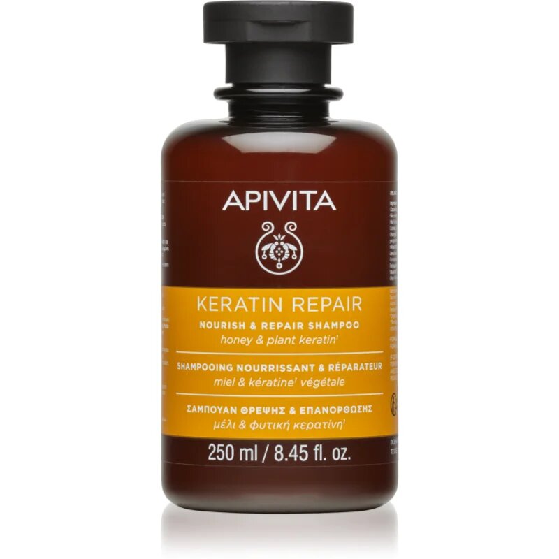 Apivita Keratin Repair Nourish Repair Shampoo почистващ шампоан 250 мл.