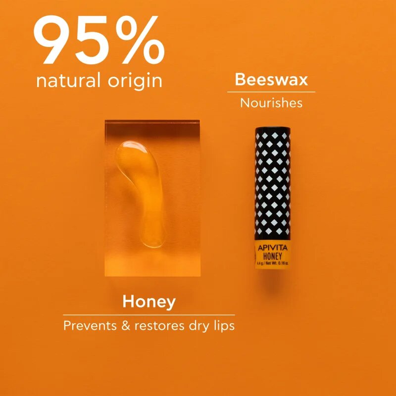 Apivita Lip Care Honey регенериращ балсам за устни 4.4 гр.